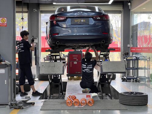 최신 회사 사례 Mazda Atenza + EDDY 스포츠 쇼트 스프링 | 매우 시원하고 편안합니다!