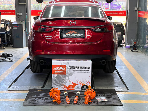 최신 회사 사례 EDDY Shock Absorber Case Sharing | Mazda Atenza 2.0L: Dual Upgrade of Stance and Stability