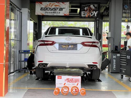 최신 회사 사례 2020 Toyota Camry 2.0L upgraded with EDDY sport lowering springs, balancing handling and comfort