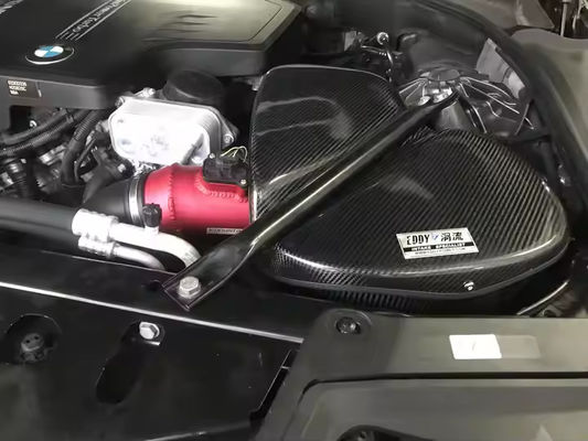 BMW 5 시리즈에 대한 공기 흡입 재충전 고 흐름 탄소 섬유 벨로