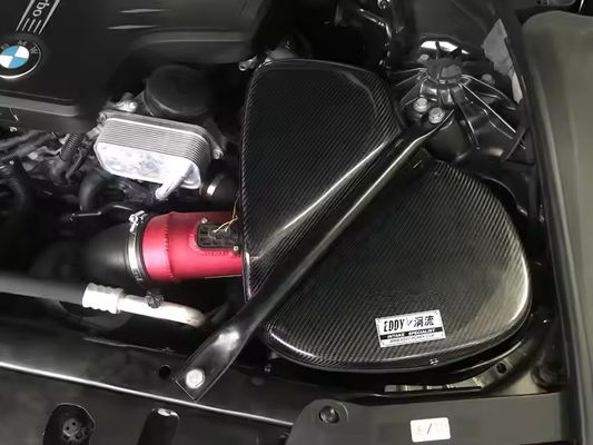 BMW 5 시리즈에 대한 공기 흡입 재충전 고 흐름 탄소 섬유 벨로
