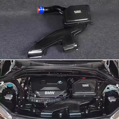 컴팩트 엔진 탄소 섬유 차가운 공기 흡입 BMW 브릴리언스 X1 격리 엔진 열
