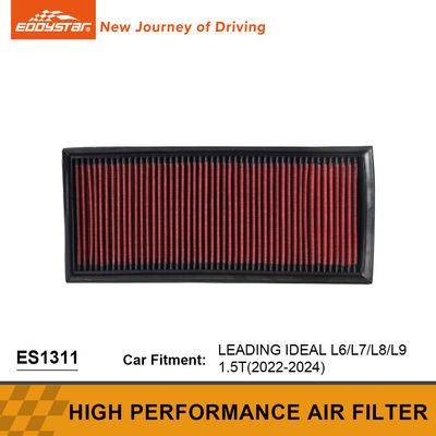 가볍게 청소 할 수 있는 높은 흐름 공기 필터 LEADING IDEAL L6 자동차 패널 필터