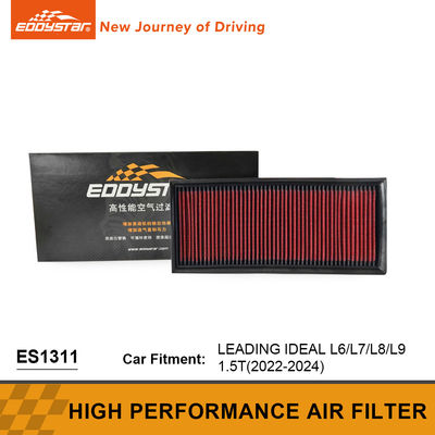 가볍게 청소 할 수 있는 높은 흐름 공기 필터 LEADING IDEAL L6 자동차 패널 필터