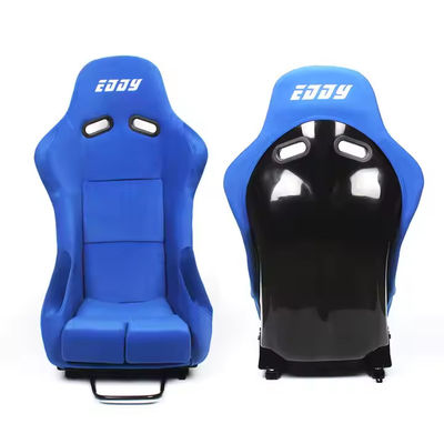EDDYSTAR 럭셔리 블루 소프트 버킷 레이싱 좌석
