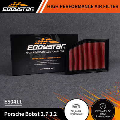EDDYSTAR 포르쉐 Bobst 2.7 3.2용 고유량 에어 필터, 최대 60,000마일 필터 수명 및 ES0411 OE 번호
