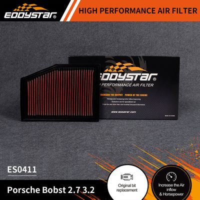 EDDYSTAR 포르쉐 Bobst 2.7 3.2용 고유량 에어 필터, 최대 60,000마일 필터 수명 및 ES0411 OE 번호