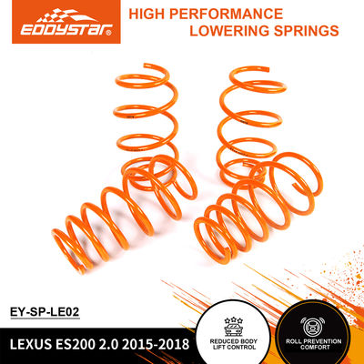 EDDYSTAR High-Stiffness Progressive Sport Lowering Springs Set of 4 for LEXUS ES250 ES300 ES350 IS250 IS250C IS300 with 15% Stiffer Rear and Reduced Body Roll