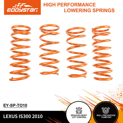 EDDYSTAR High-Stiffness Sport Lowering Springs with 20% Stiffer Front and 15% Stiffer Rear for Improved Stability in LEXUS ES250 ES200 ES300 ES350 IS250 IS250C IS300