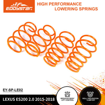 EDDYSTAR High-Stiffness Sport Lowering Springs with 20% Stiffer Front and 15% Stiffer Rear for Improved Stability in LEXUS ES250 ES200 ES300 ES350 IS250 IS250C IS300